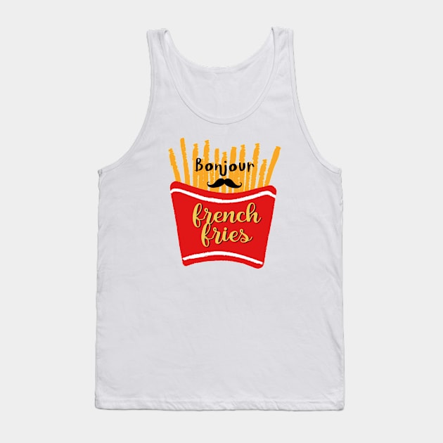 french fries bonjour Tank Top by Salizza